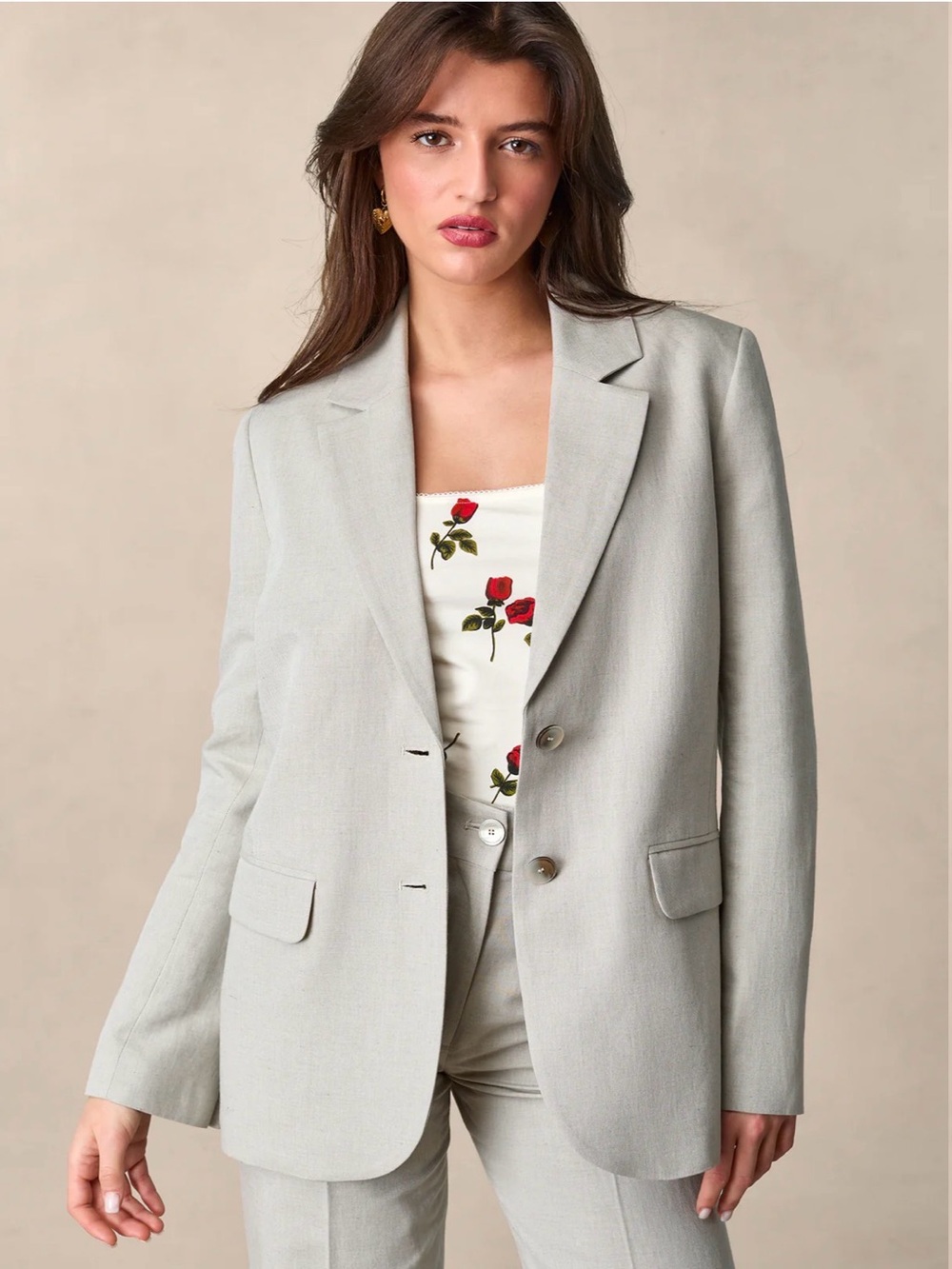 Rouje Valentin Jacket Gray Size 36 like new